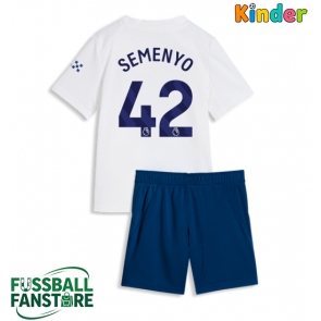 Manchester City Antoine Semenyo #42 Replik 3rd trikot Kinder 2026-27 Kurzarm (+ Kurze Hosen)